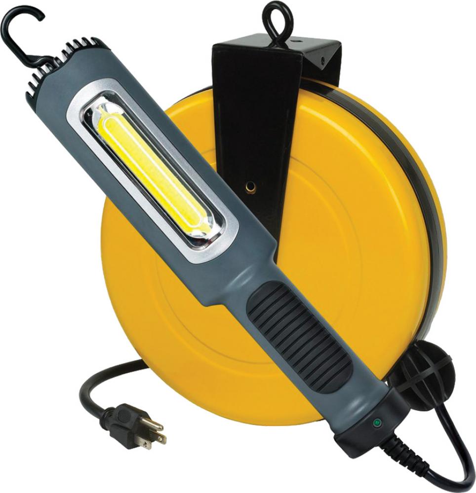 1000 LUMEN LED WORK LIGHT ON RETRACTABLE CORD REEL