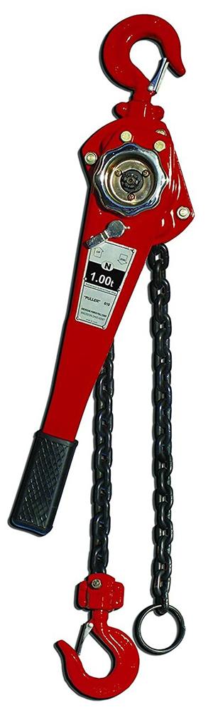 1 TON CAPACITY CHAIN PULLER, 5 FEET LIFT