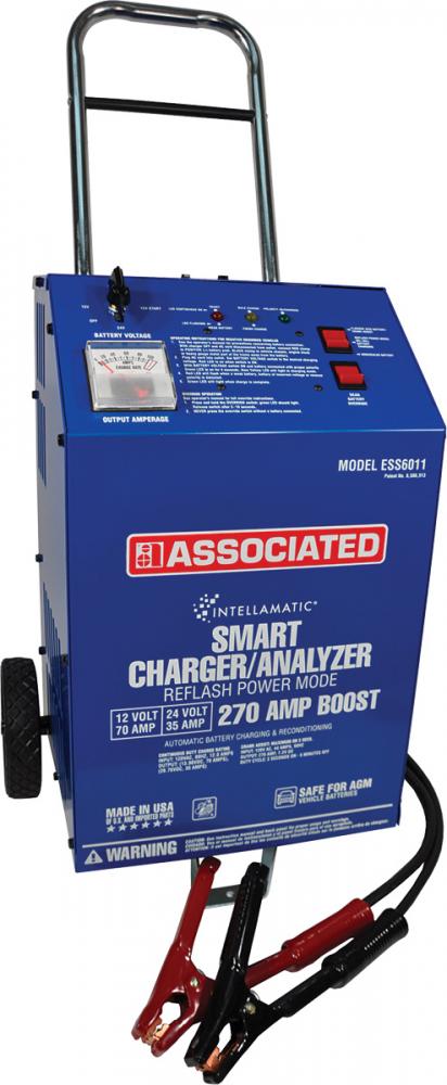 12/24 VOLT – 70/35 AMP – 200 AMP BOOST WHEEL SMART CHARGER & 70 AMP POWER SUPPLY