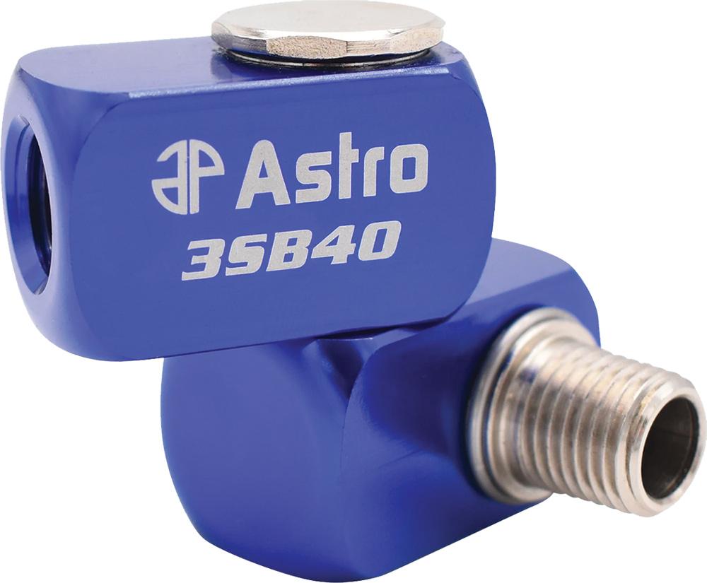 360 DEGREE HIGH FLOW AIR SWIVEL CONNECTOR, 1/4&#34; NPT