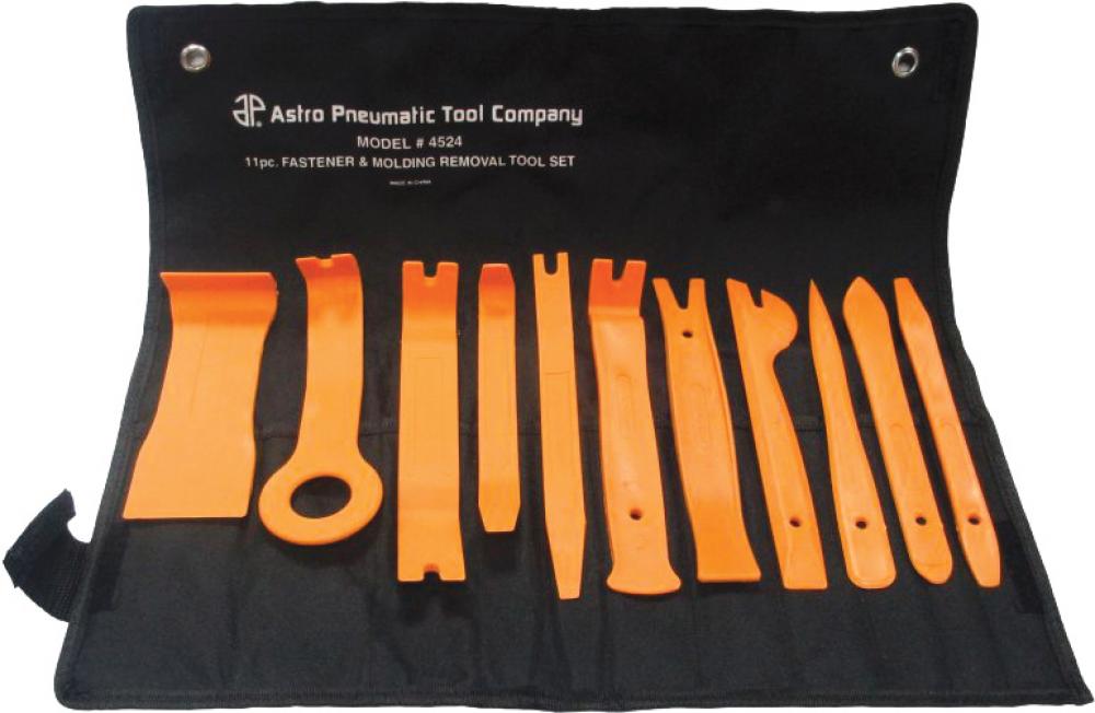 11PC. AUTO FASTENER & MOLDING REMOVAL TOOL SET