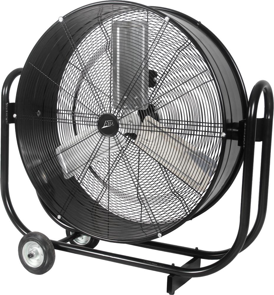 30&#34; TILTING DIRECT DRIVE DRUM FAN, 9120 CFM, 1/2 HP