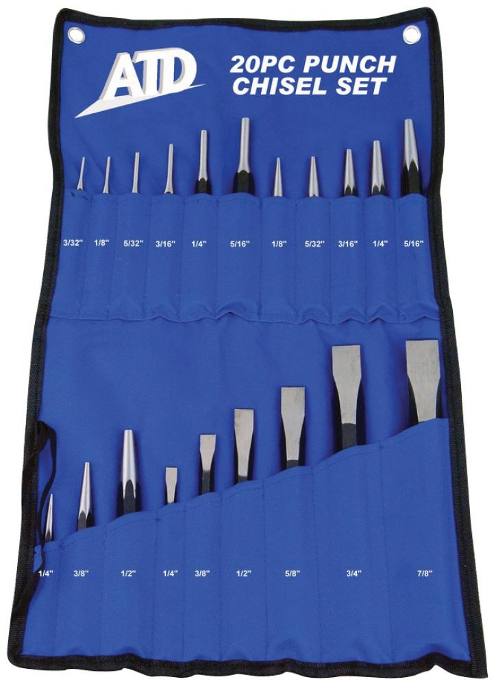 20 PC. PUNCH & CHISEL SET