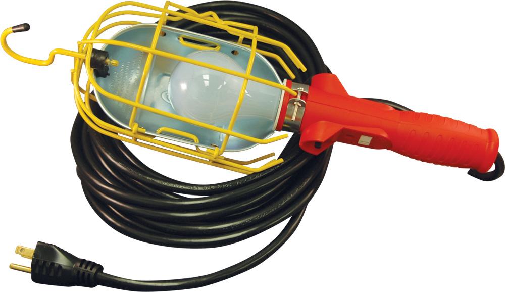 H/D INCANDESCENT UTILITY LIGHT, 50 FT. CORD