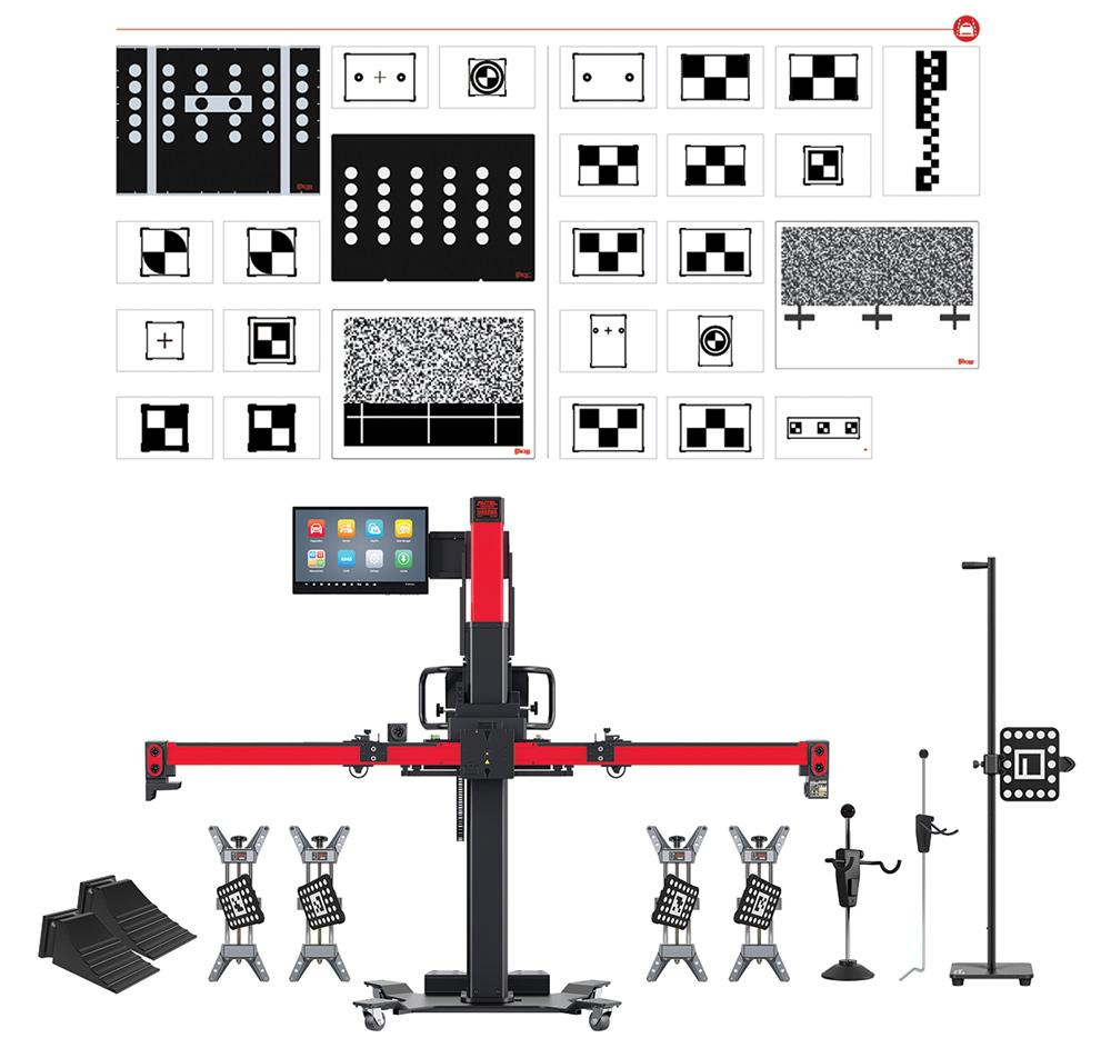 MAXISYS IA900WA WHEEL ALIGNMENT AND ADAS CALIBRATION FRAME WITH LDW TARGETS