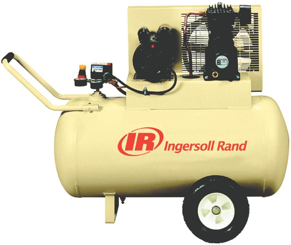 1HP SINGLE STAGE 30 GALLON HORIZONTAL PORTABLE COMPRESSOR