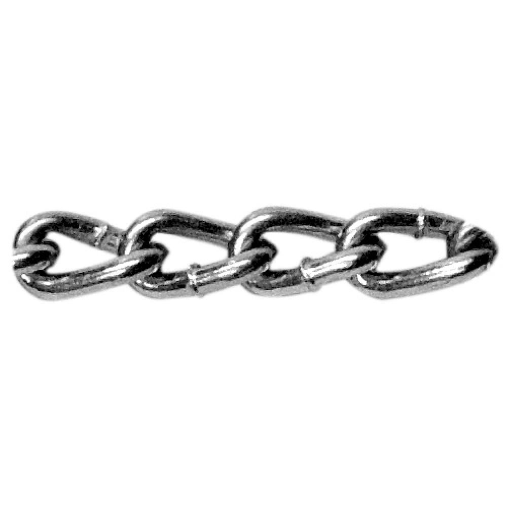 MACHINE CHAIN TWISTED LINK  ZINC #4 X 100&#39;