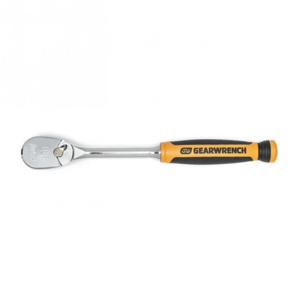 3/8&#34; Drive 90-Tooth Dual Material Teardrop Ratchet