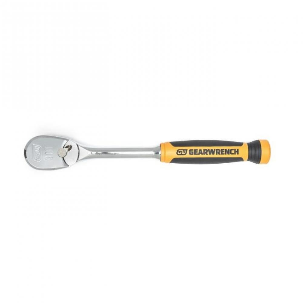 1/2&#34; Drive 90-Tooth Dual Material Teardrop Ratchet