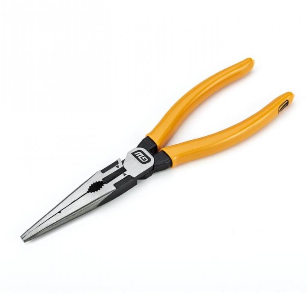 PITBULL Dipped Handle Long Nose Pliers