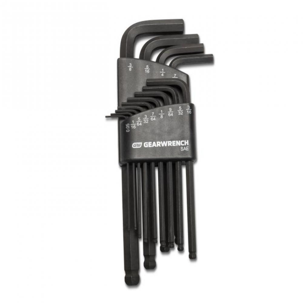 13-Key SAE Ball End Long Arm Hex Key Set