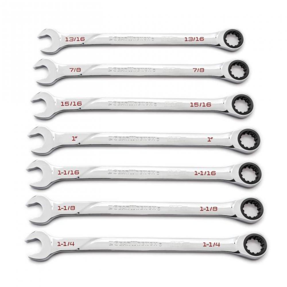 7 Pc. 120XP™ Universal Spline SAE XL Combination Ratcheting Wrench Set