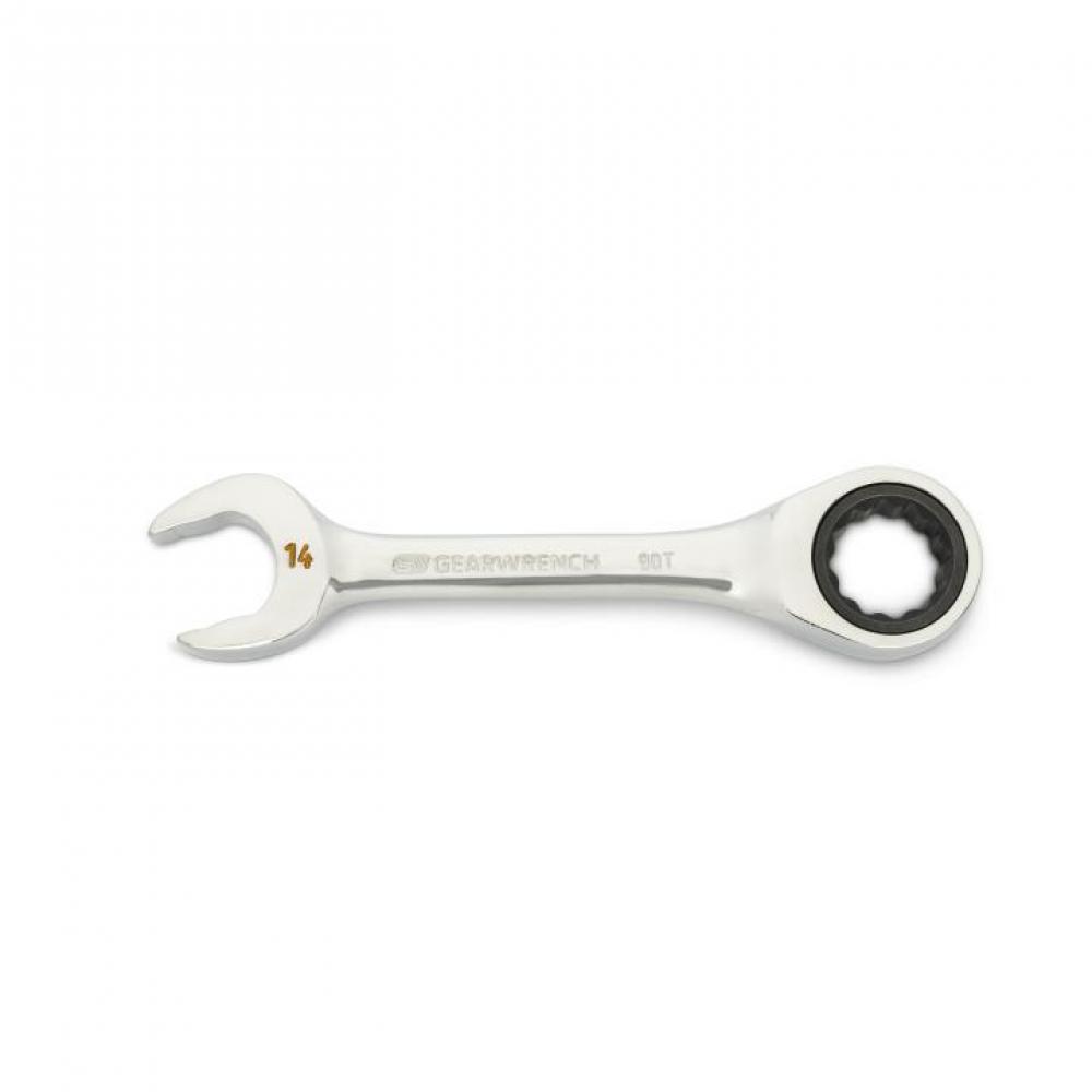 90-Tooth 12 Point Stubby Combination Ratcheting Wrenches