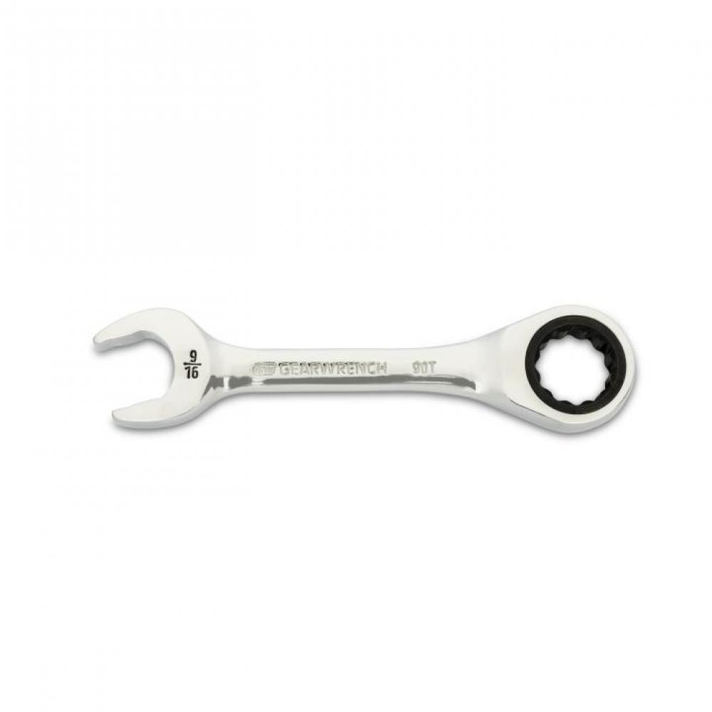 90-Tooth 12 Point Stubby Combination Ratcheting Wrenches