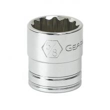 GearWrench 80504 - 3/8" Drive 12 Point Standard Length Sockets