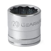 GearWrench 80758 - 1/2" Drive 12 Point Standard Length Sockets