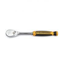 GearWrench 81007T - 1/4" Drive 90-Tooth Dual Material Teardrop Ratchet