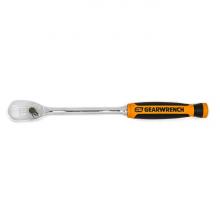 GearWrench 81029T - 1/4" Drive 90-Tooth Long Handle Dual Material Teardrop Ratchet