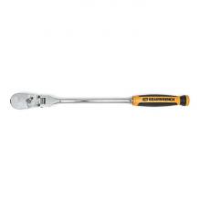 GearWrench 81210T - 3/8" Drive 90-Tooth Dual Material Flex Head Teardrop Ratchet