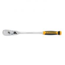 GearWrench 81371T - 1/2" Drive 90-Tooth Dual Material Locking Flex Head Teardrop Ratchet