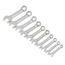 GearWrench 81905 - 10 Pc. 12 Point SAE Stubby Length Combination Wrench Set