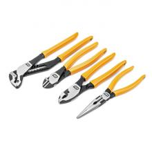 GearWrench 82203-06 - 4 Pc. PITBULL Dipped Handle Mixed Plier Set