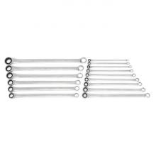 GearWrench 85985-07 - 15 Pc. 72-Tooth 12 Point Metric XL GearBox™ Double Box Ratcheting Wrench Set