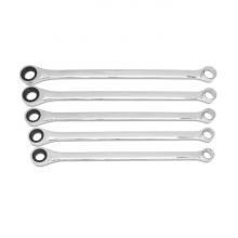 GearWrench 85987 - 5 Pc. 72-Tooth 12 Point Metric XL GearBox™ Double Box Ratcheting Wrench Set