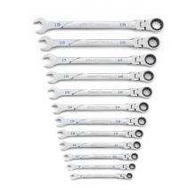 GearWrench 86229 - 12 Pc. 120XP™ Universal Spline Metric XL Flex Combination Ratcheting Wrench Set