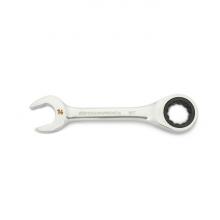 GearWrench 86844 - 90-Tooth 12 Point Stubby Combination Ratcheting Wrenches