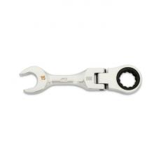 GearWrench 86865 - 90-Tooth 12 Point Stubby Flex Combination Ratcheting Wrenches