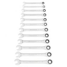 GearWrench 9412 - 12 Pc. 72-Tooth 12 Point Metric Combination Ratcheting Wrench Set