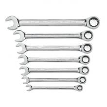 GearWrench 9417 - 7 Pc. 72-Tooth 12 Point Metric Combination Ratcheting Wrench Set