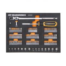 GearWrench GWMSMBS01 - 105 Pc. 1/4” Drive Slim Head Mechanics Tool Set in Foam Storage Tray