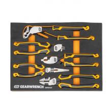 GearWrench GWMSPLR01 - 5 Pc. PITBULL Cushion Grip Pliers Set in Foam Storage Tray