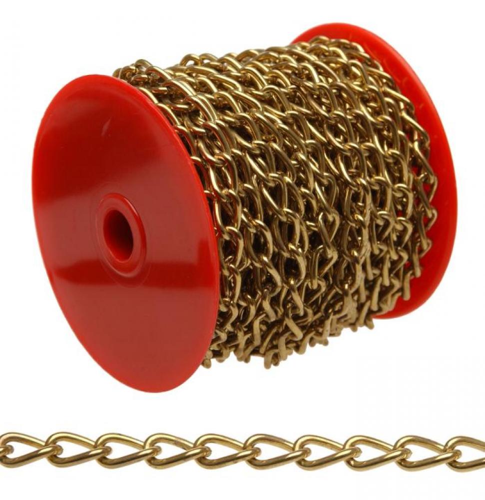 TWIST CHAIN,82&#39; #70 HOBBY,BRASS PLATED