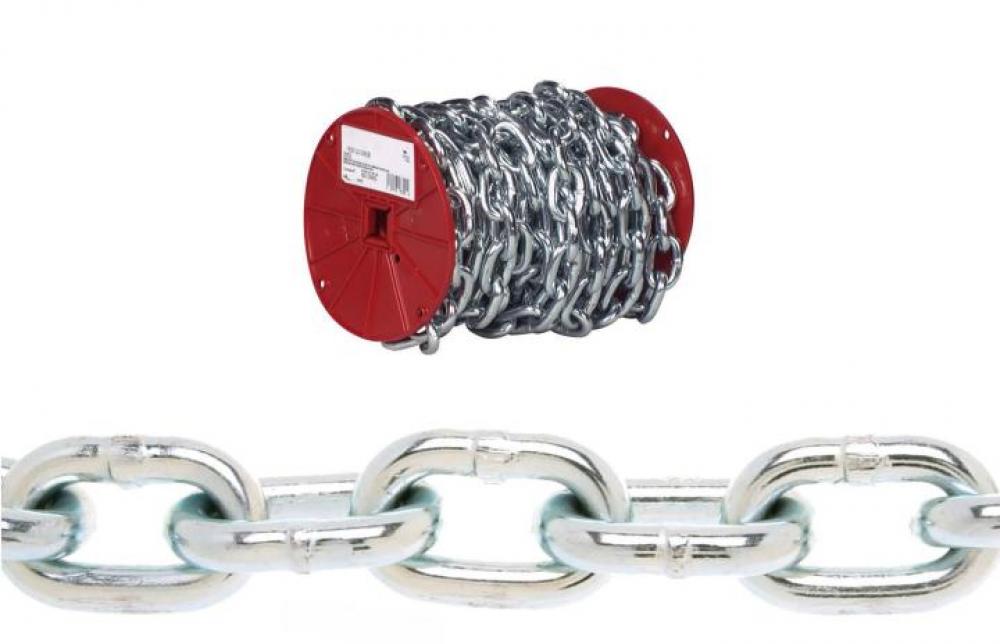 PROOFCOIL CHAIN,3/16,Z/P,100&#39;/RL