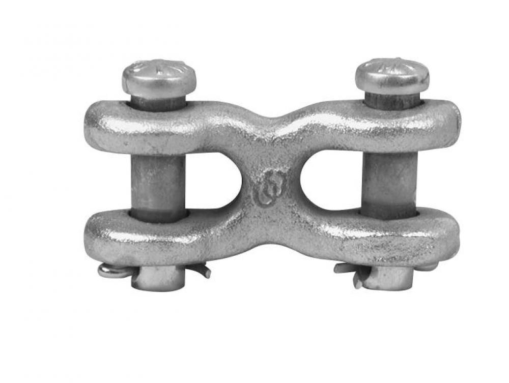 CLEVIS,DOUBLE,3/8&#34; Z/P,TAGGED