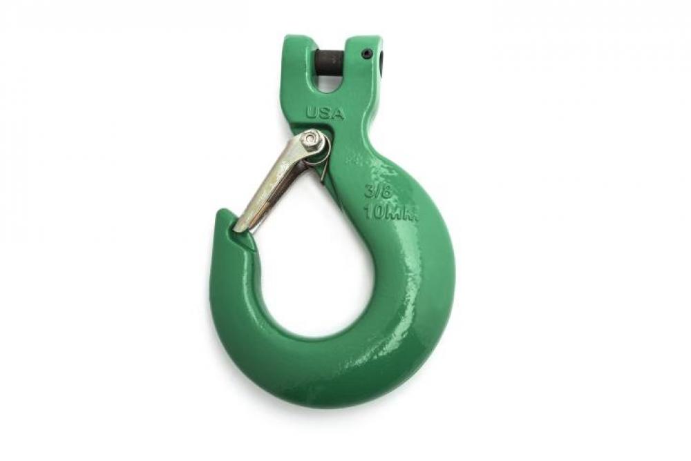 SLING HOOK,CLEVIS STYLE,PL,3/4&#34; W/LATCH