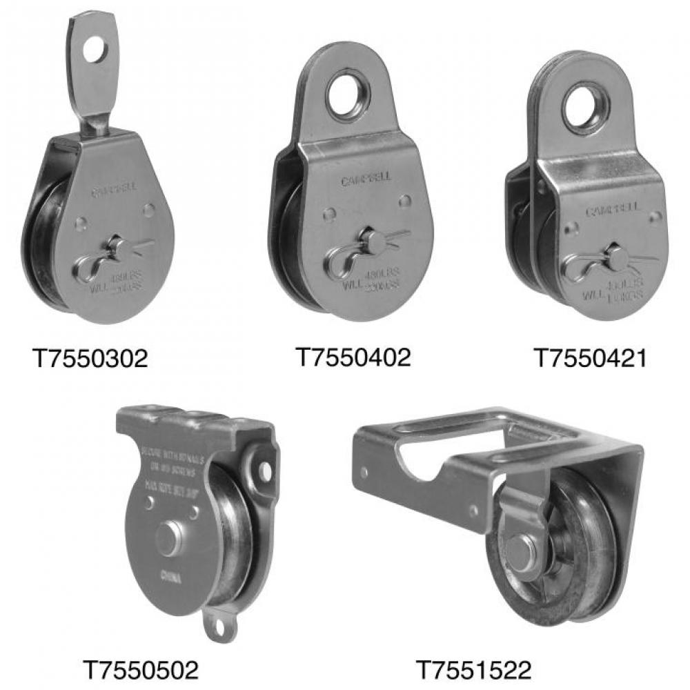 PULLEY,HD,SGL,RGD EYE,1-1/2&#34;