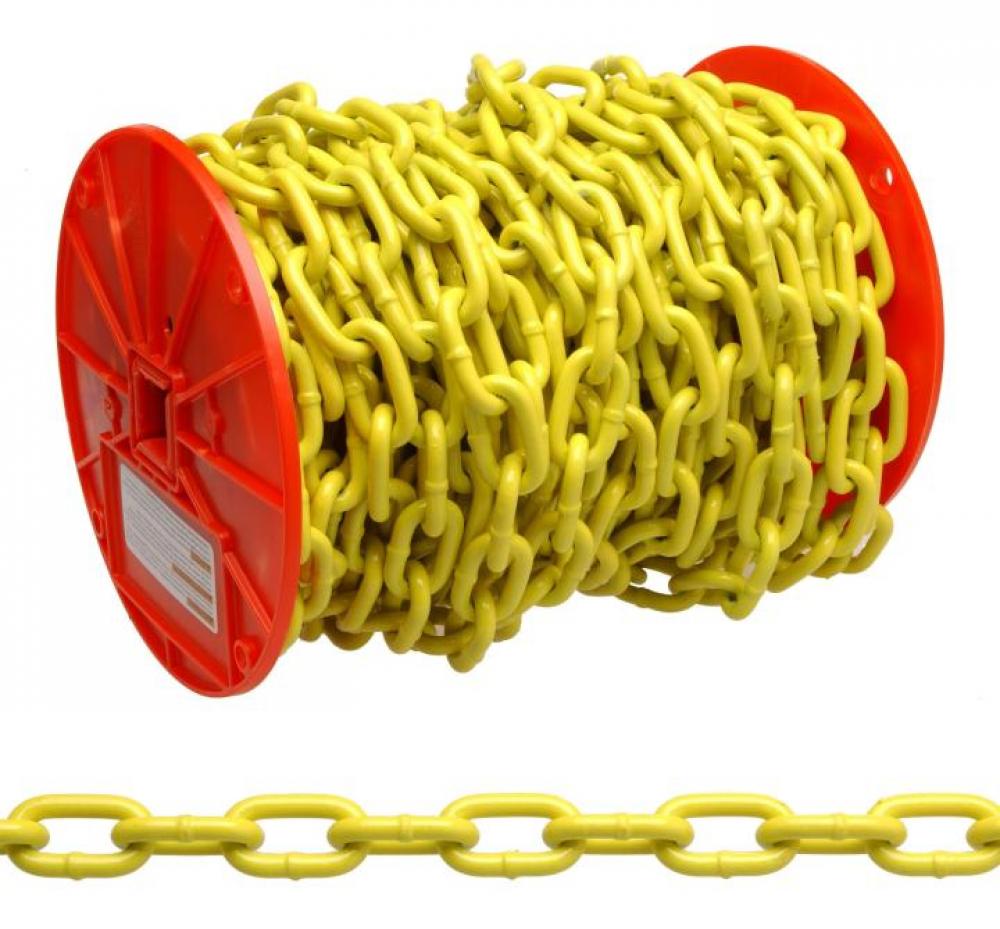 CHAIN,1/4 P/C YELLOW,60FT