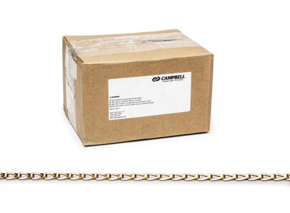 CHAIN,SASH,COPPER,#8,W/FIXTURES,100&#39;/BX