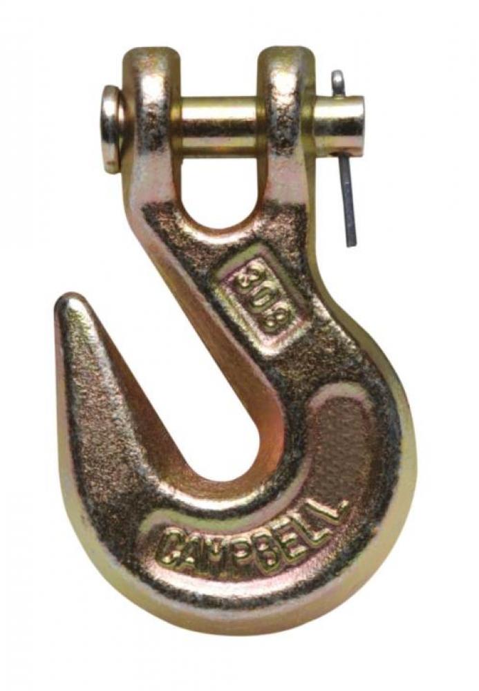 5/16&#34; Clevis Grab Hook, Gr 70, with Pin