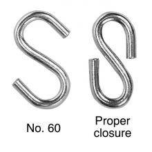 Campbell 6108114 - S HOOKS,#81 BRT,50/CTN