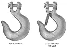 Campbell T9700824 - 1/2" CLEVIS SLIP HK W/LATCH,GR 43,Z/P