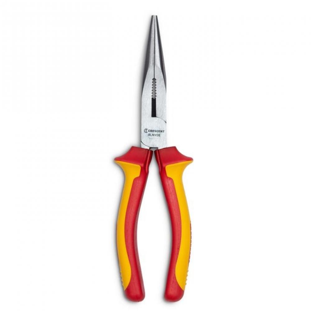 PLIER, 8&#34;, LONG NOSE, INSULATED