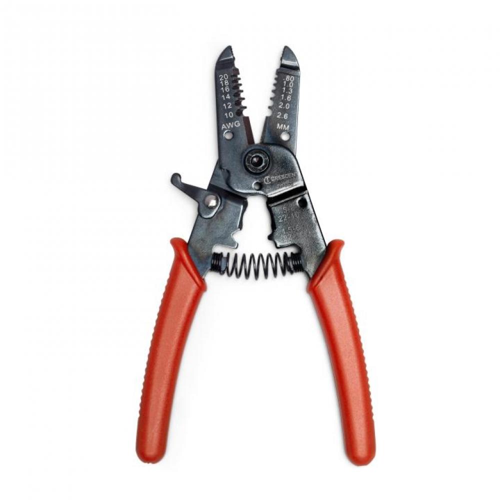 PLIER, 7&#34;, WIRE STRIPPER, SPRING LOADED