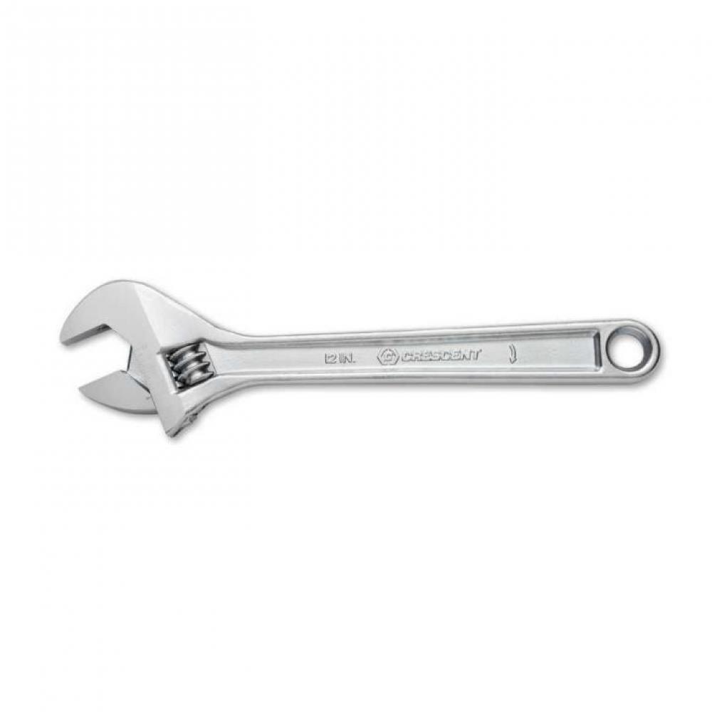 ADJ WRENCH, 12&#34;, CHROME, BOXED