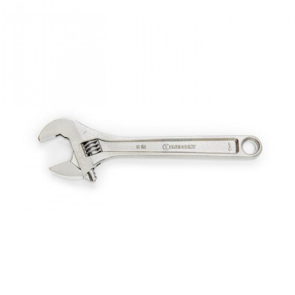 ADJ WRENCH, 8&#34;, CHROME