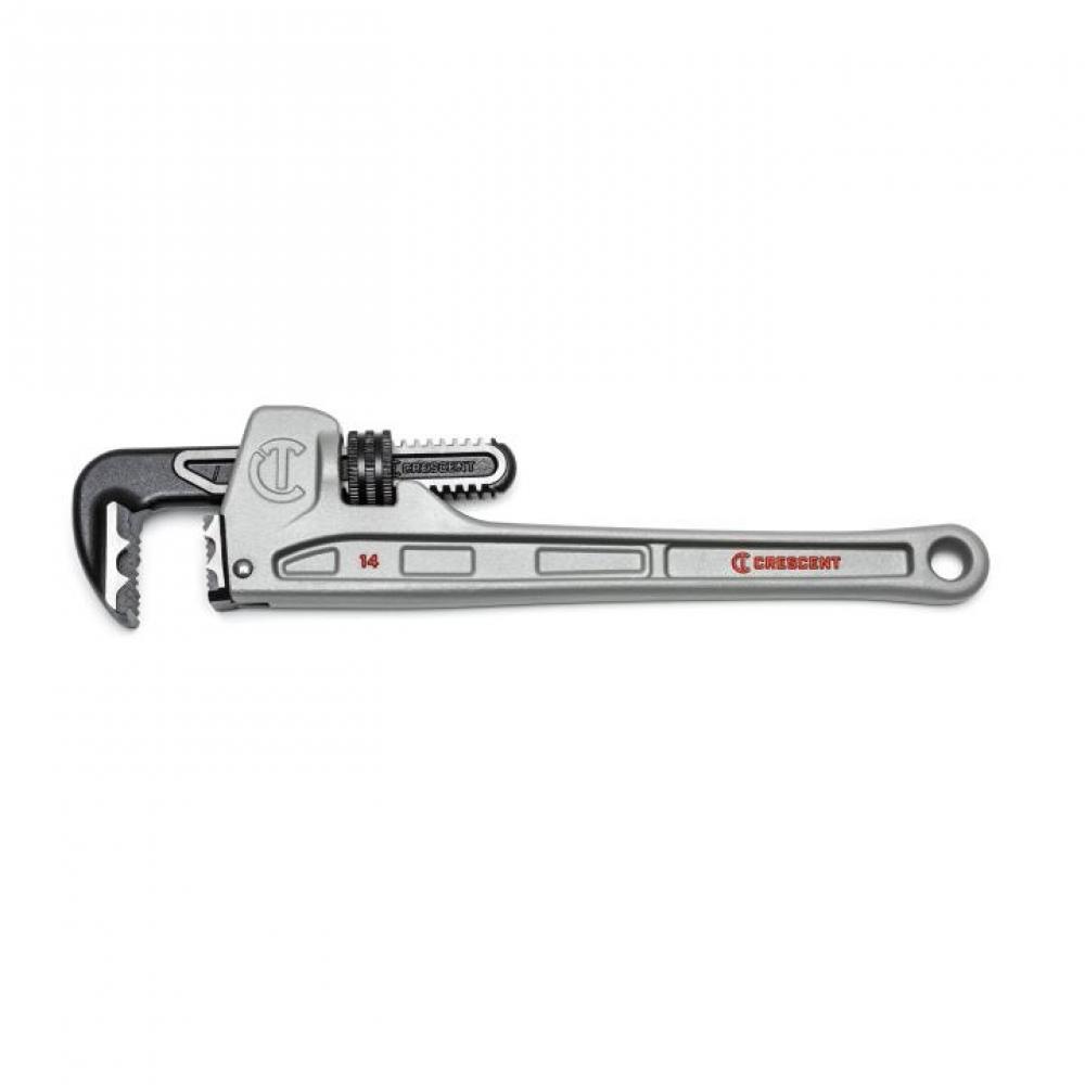 PIPE WRENCH, 14&#34;, ALUMINUM, K9